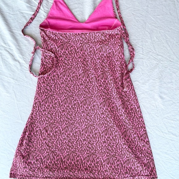 Vintage Victoria Secret Sexy Bra Top Halter Swim Suit Cover Up Dress - Picture 10 of 16